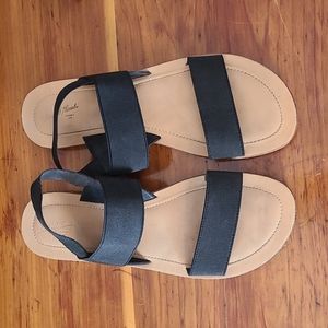 Black Strappy Sandals